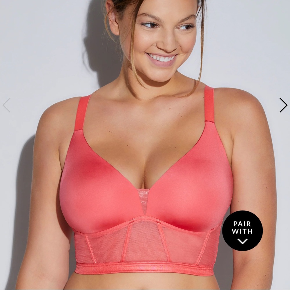 Cosabella Curvy Sardegna Sheer Italian Longline Mesh Bralette